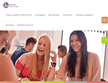 Tablet Screenshot of englisch-malta.com